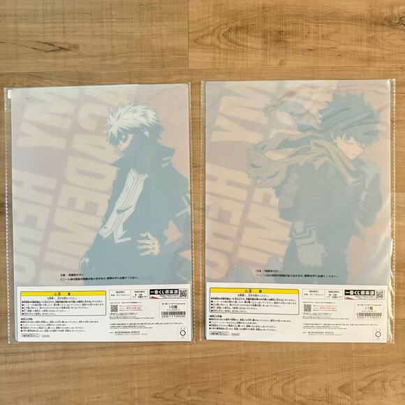 5 My Hero Academia Anime Ichiban Kuji Prize Visual Art Sheet Clear File Poster - Picture 10 of 10